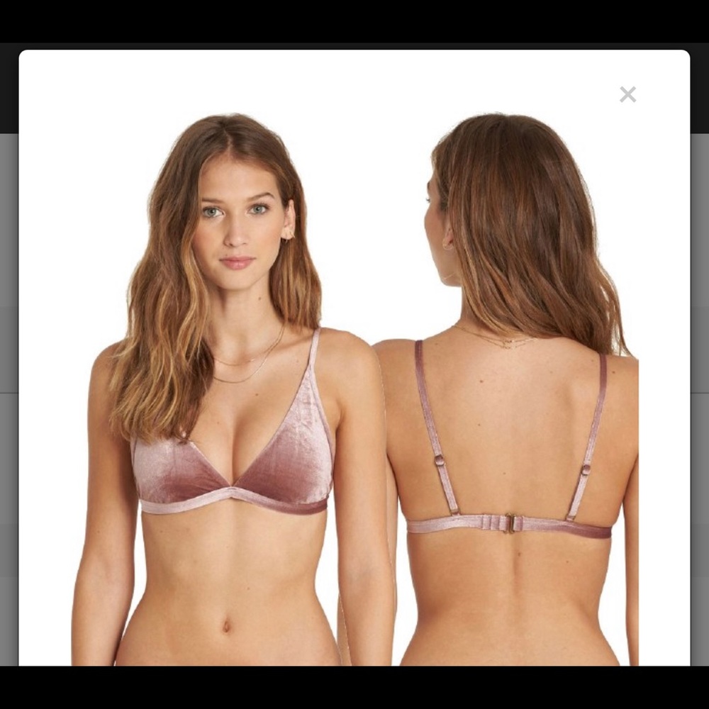 Billabong  fools4 u velvet 2 pc bathing suit